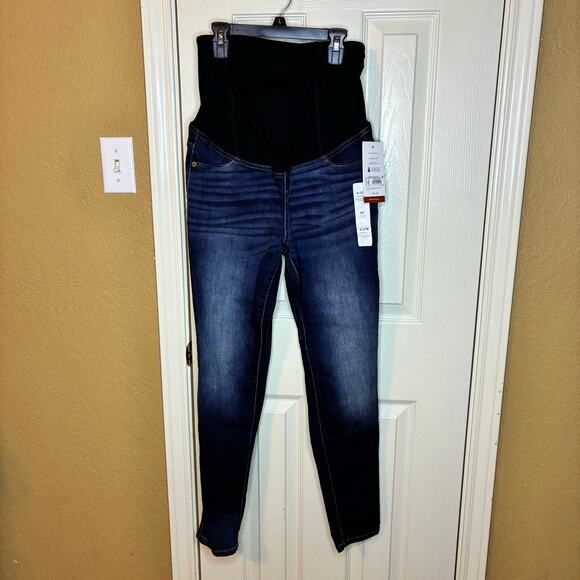 Isabel Maternity Skinny Blue Jeans Back Tummy Support US 4 NEW US 27x29 - Picture 1 of 7
